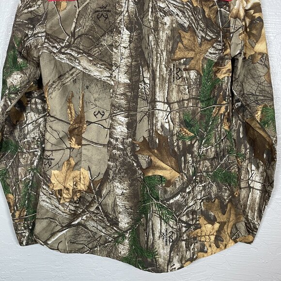 Under Armour Women M Realtree Xtra Camo Shirt Fitted Pocket Button Front - Picture 5 of 8